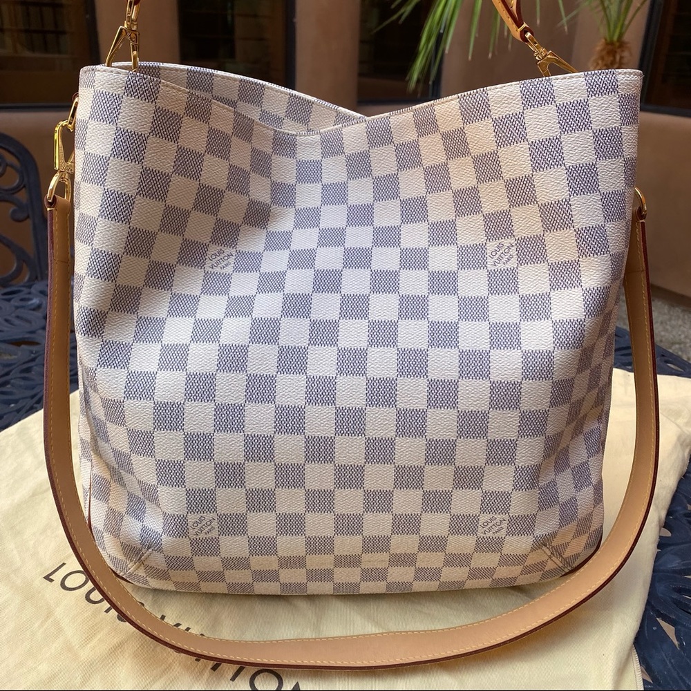SOLD Louis Vuitton Soffi Damier Azur Hobo - Picture 2 of 14